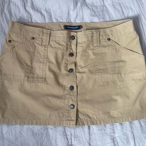 Abercrombie & Fitch Y2K low rise micro mini skirt